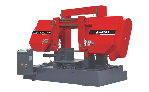安岳GW4265双柱龙门卧式带锯床