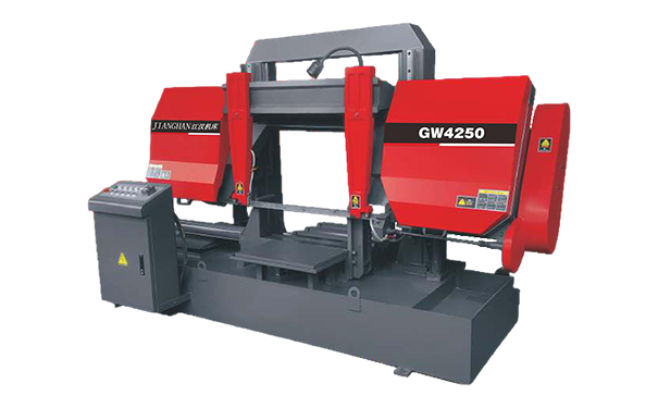 安岳GW4250双柱龙门卧式带锯床