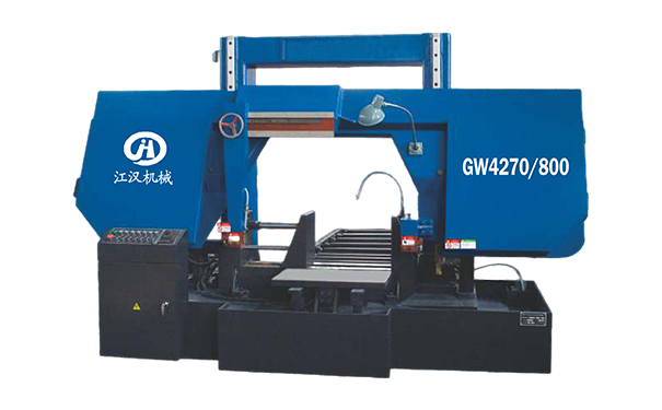 安岳GW4270/800双柱龙门卧式带锯床